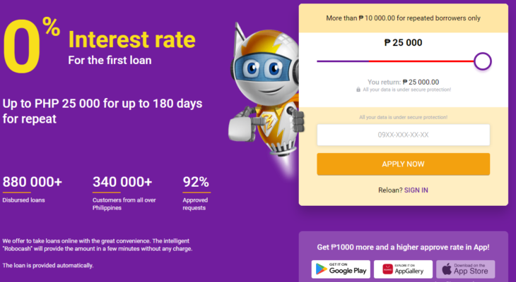 Digido (old Robocash): Instant Online Loans up to PHP 10000 in Philippines