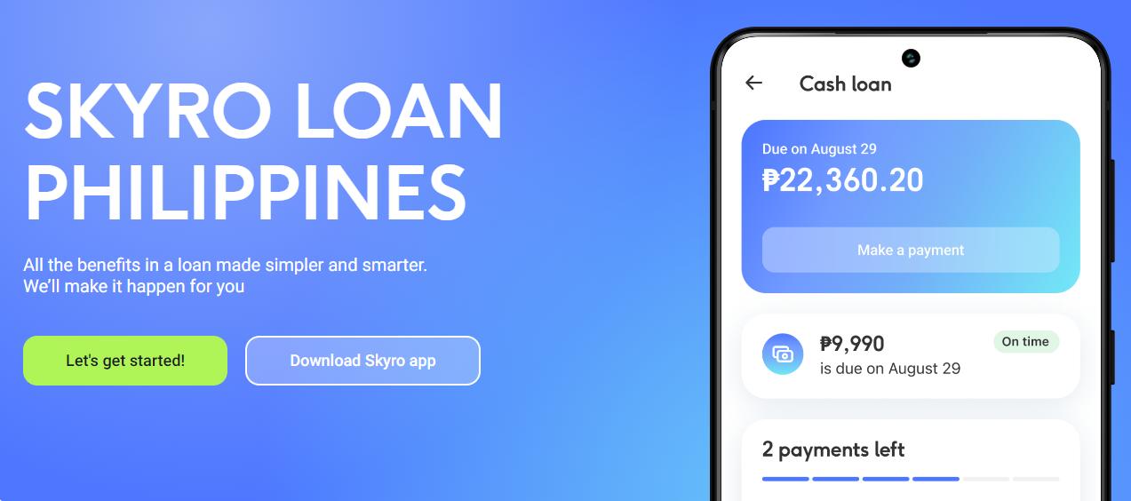 Skyro Loan Philippines: SEC Registered Loan App