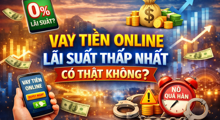 Vay tiền online l&atilde;i suất thấp nhất c&oacute; thật kh&ocirc;ng? Sự thật ph&iacute;a sau những con số hấp dẫn 💰