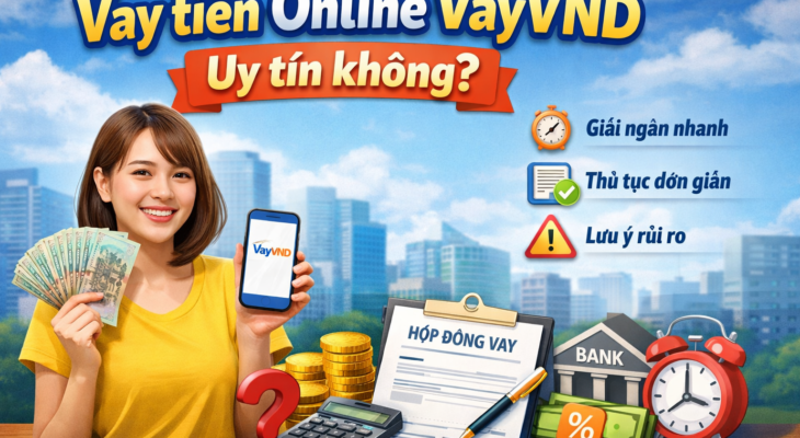 Vay tiền Online VayVND c&oacute; uy t&iacute;n kh&ocirc;ng (2026)? Đ&aacute;nh gi&aacute; chi tiết trước khi đăng k&yacute; 💳💰