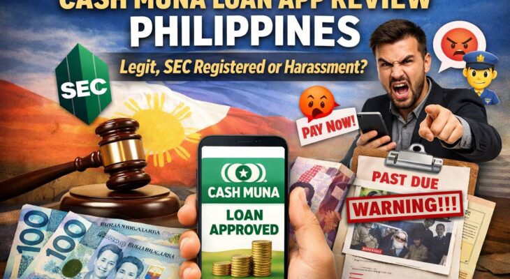Cash Muna Loan App Review Philippines 🇵🇭: Legit, SEC Registered, or Harassment Risk? ⚠️💸