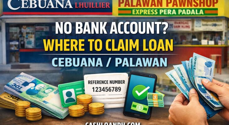 No Bank Account? Where to Claim Loan (Cebuana / Palawan) 💸 No Bank Account? Where to Claim Loan (Cebuana / Palawan) 💸