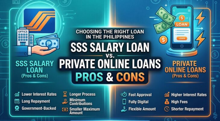 SSS Salary Loan vs. Private Online Loans: Pros and Cons 💸🇵🇭 SSS Salary Loan vs. Private Online Loans: Pros and Cons 💸🇵🇭