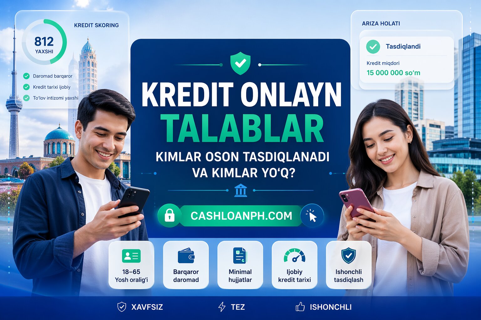 Kredit onlayn talablar ⚖️: kimlar tez tasdiqlanadi va kimlar rad etiladi? Kredit onlayn talablar ⚖️: kimlar tez tasdiqlanadi va kimlar rad etiladi?