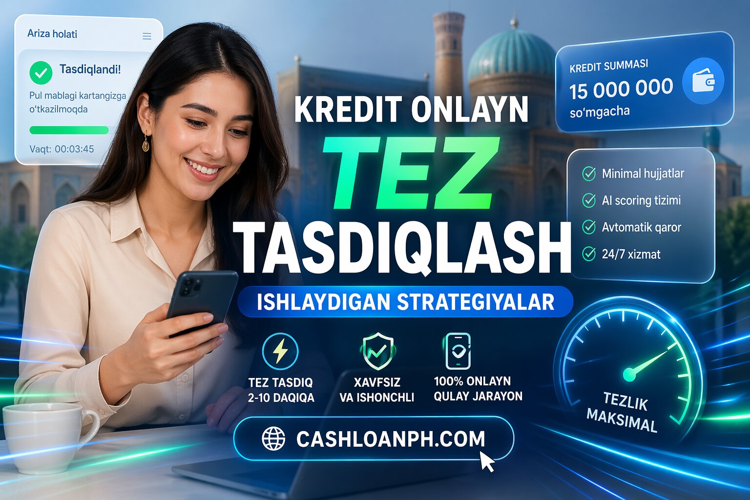 ⚡ Kredit onlayn tez tasdiqlash: 7 ta real strategiya (darhol natija uchun) ⚡ Kredit onlayn tez tasdiqlash: 7 ta real strategiya (darhol natija uchun)