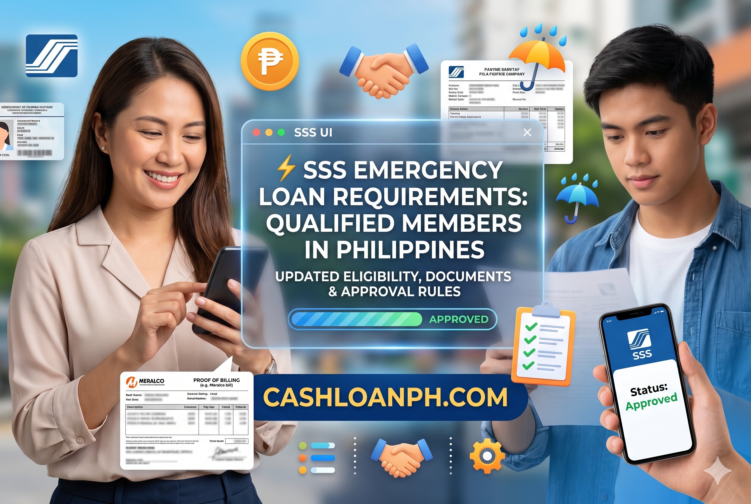⚡ SSS Emergency Loan Requirements for Qualified Members in the Philippines (Updated Eligibility, Documents & Approval Rules) ⚡ SSS Emergency Loan Requirements for Qualified Members in the Philippines (Updated Eligibility, Documents & Approval Rules)
