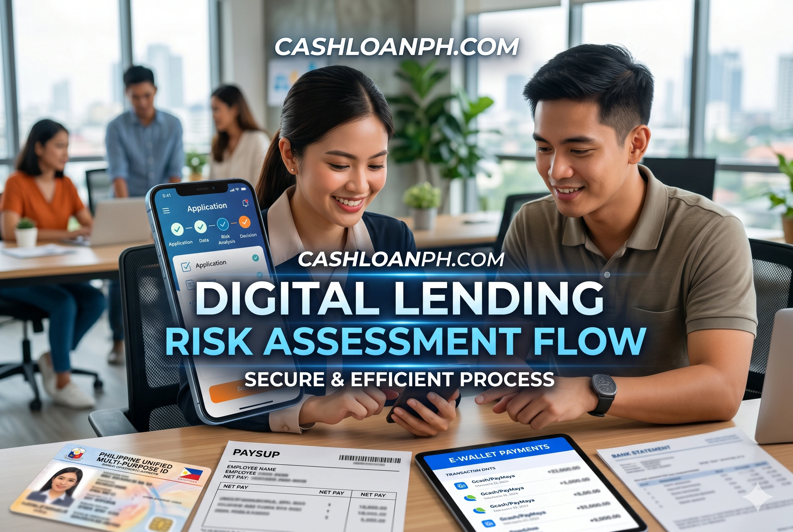 Fraud detection systems and risk flag evaluation during Philippine digital loan approval process