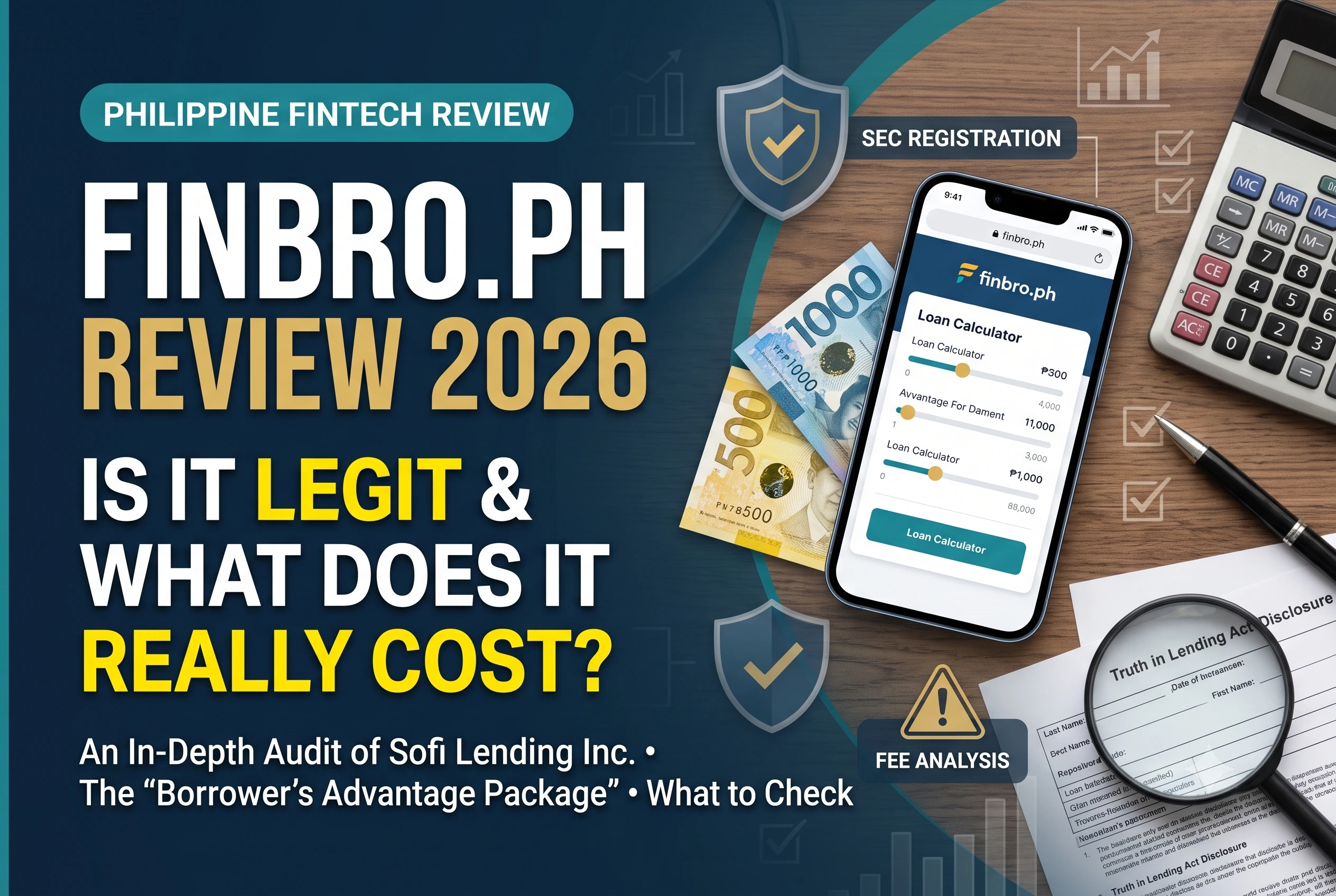 Finbro.ph Review 2026: Is Sofi Lending Inc. Legit, What Does the &ldquo;Borrower&rsquo;s Advantage Package&rdquo; Cost, and What Should You Check?
