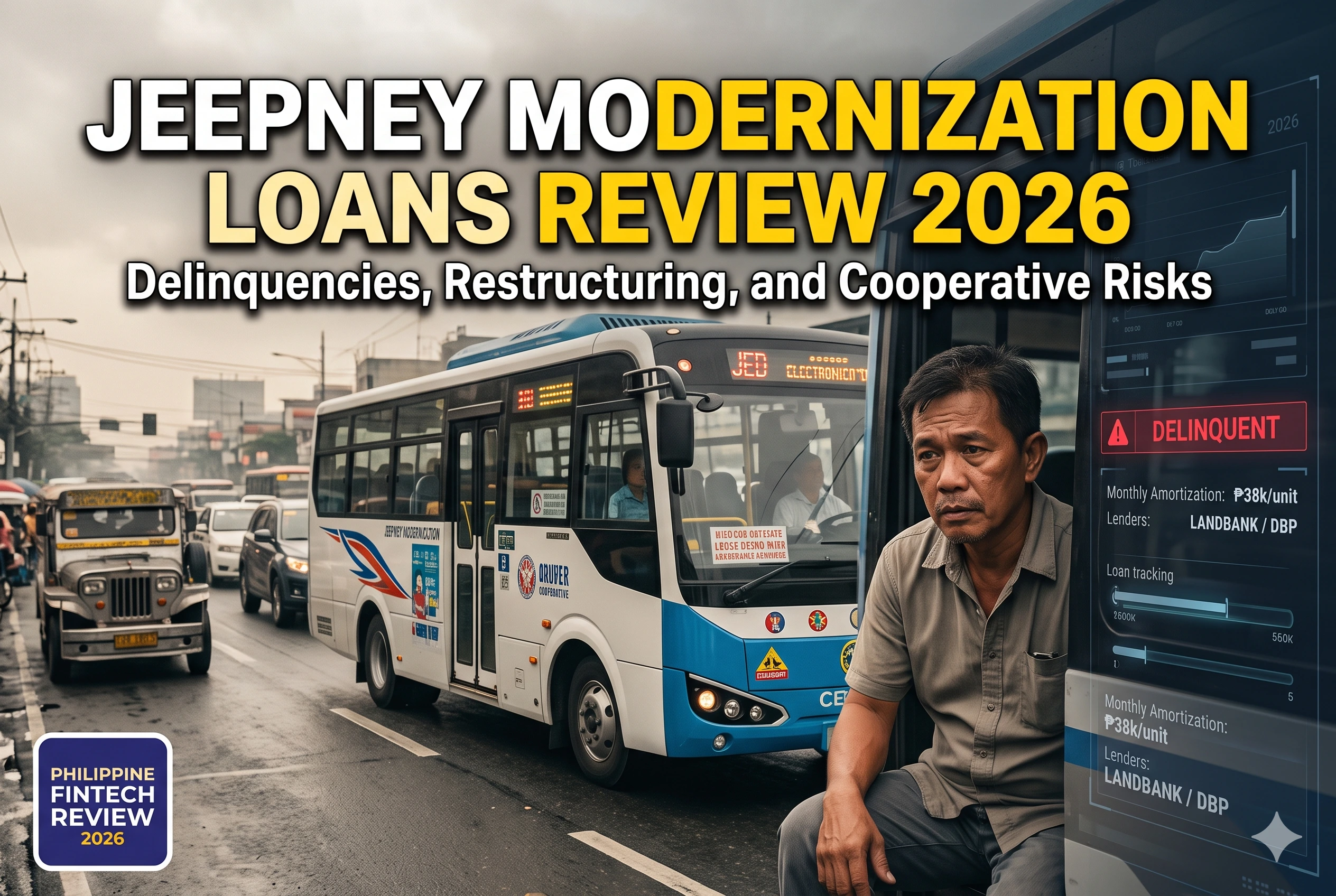 Jeepney Modernization Loans Review 2026: Delinquencies, Restructuring, and Cooperative Risks