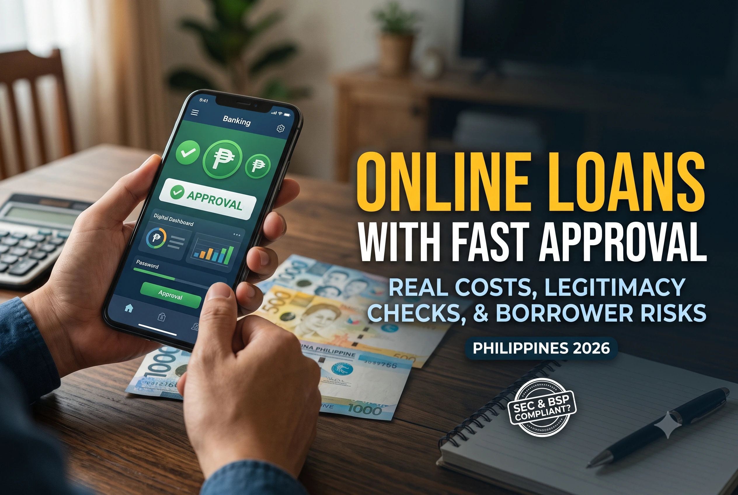 Online Loans With Fast Approval in the Philippines (2026 Review): Real Costs, Legitimacy Checks, and Borrower Risks