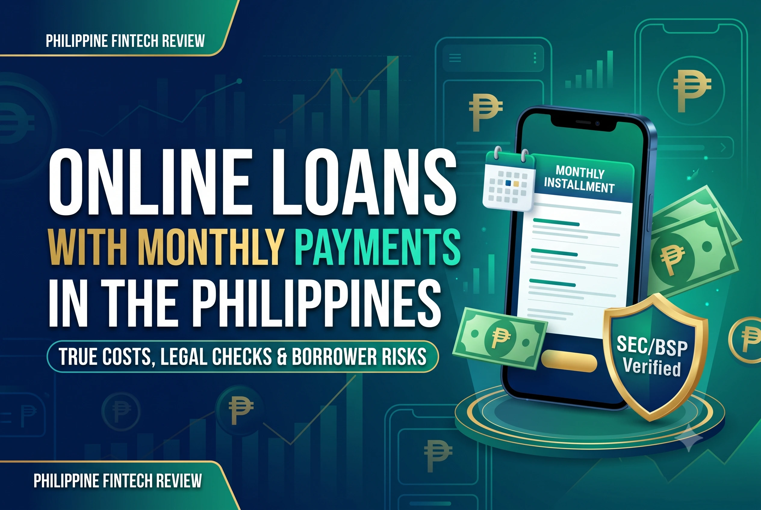 Online Loans with Monthly Payments in the Philippines (2026): True Costs, Legal Checks, and Borrower Risks